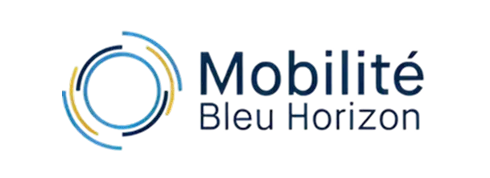 Accueil Logo mobilité bleu horizon